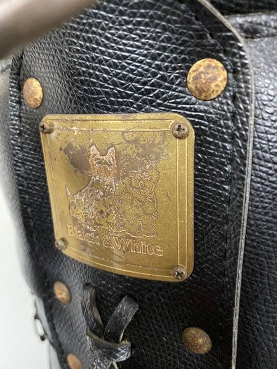 希少　BLACK&WHITE キャディバッグ