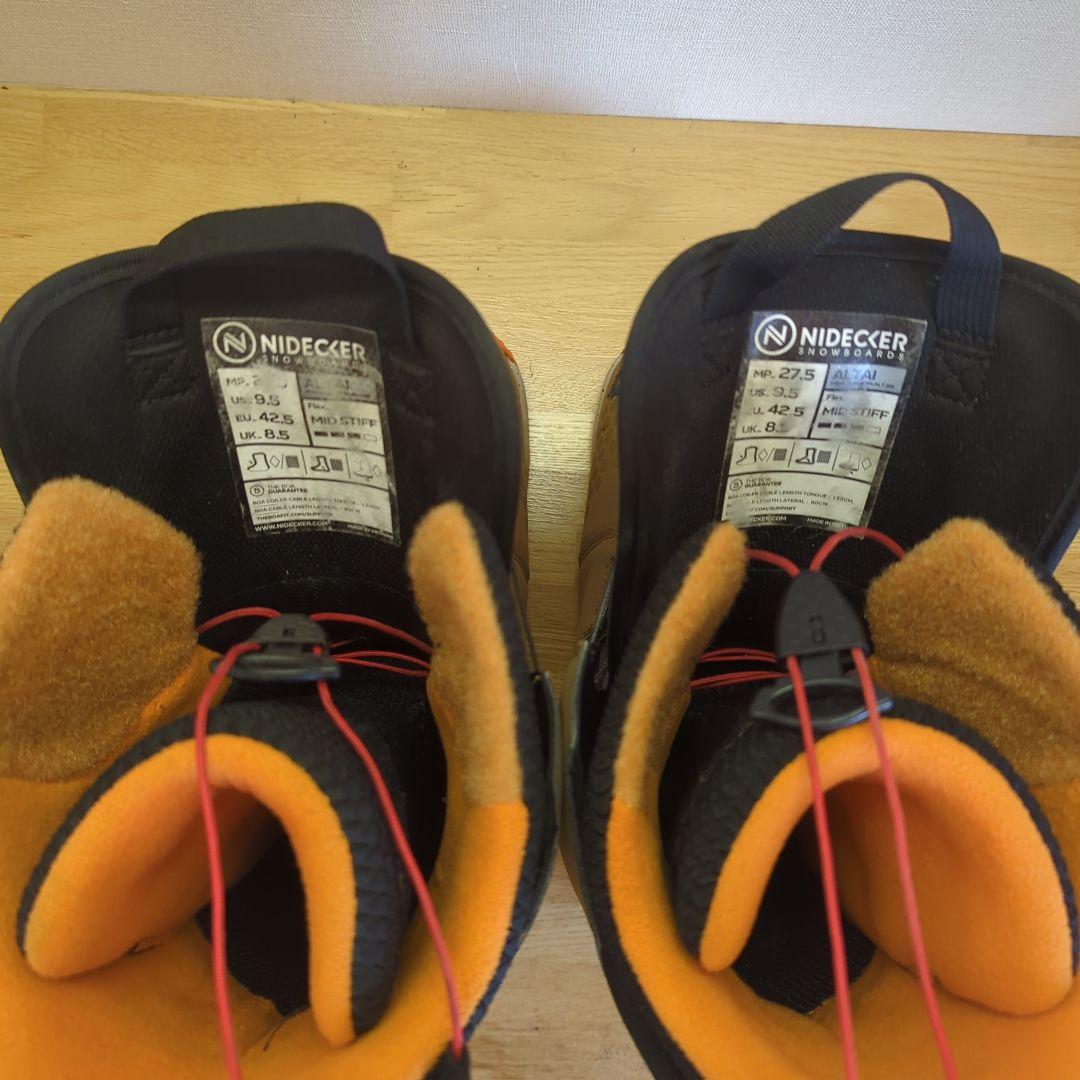 NIDEKER スノーボードブーツ 27.5cm 24-25モデル ALTAI