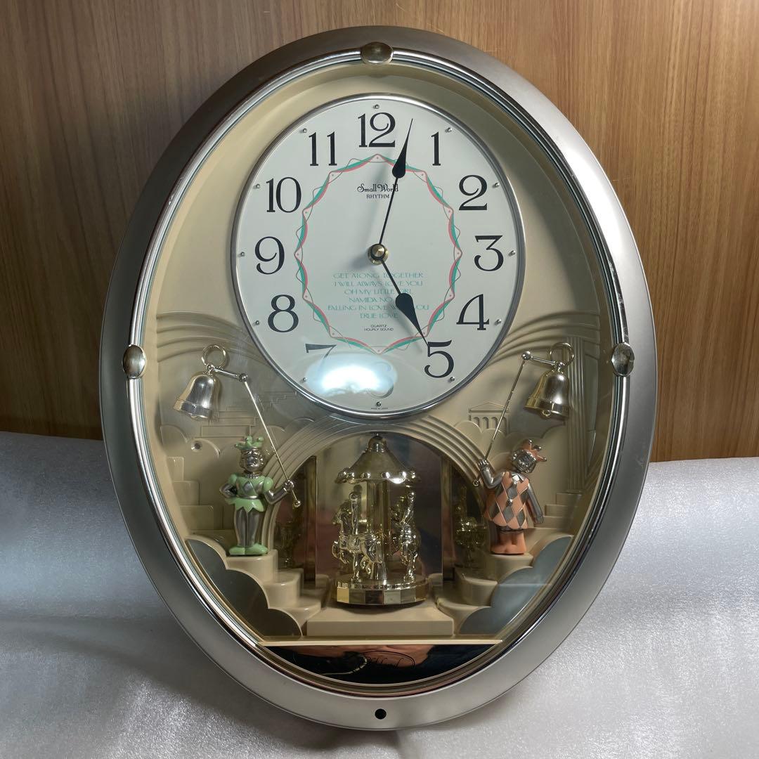 リズム時計 Small World からくり時計 スモールワールド メロディ6曲