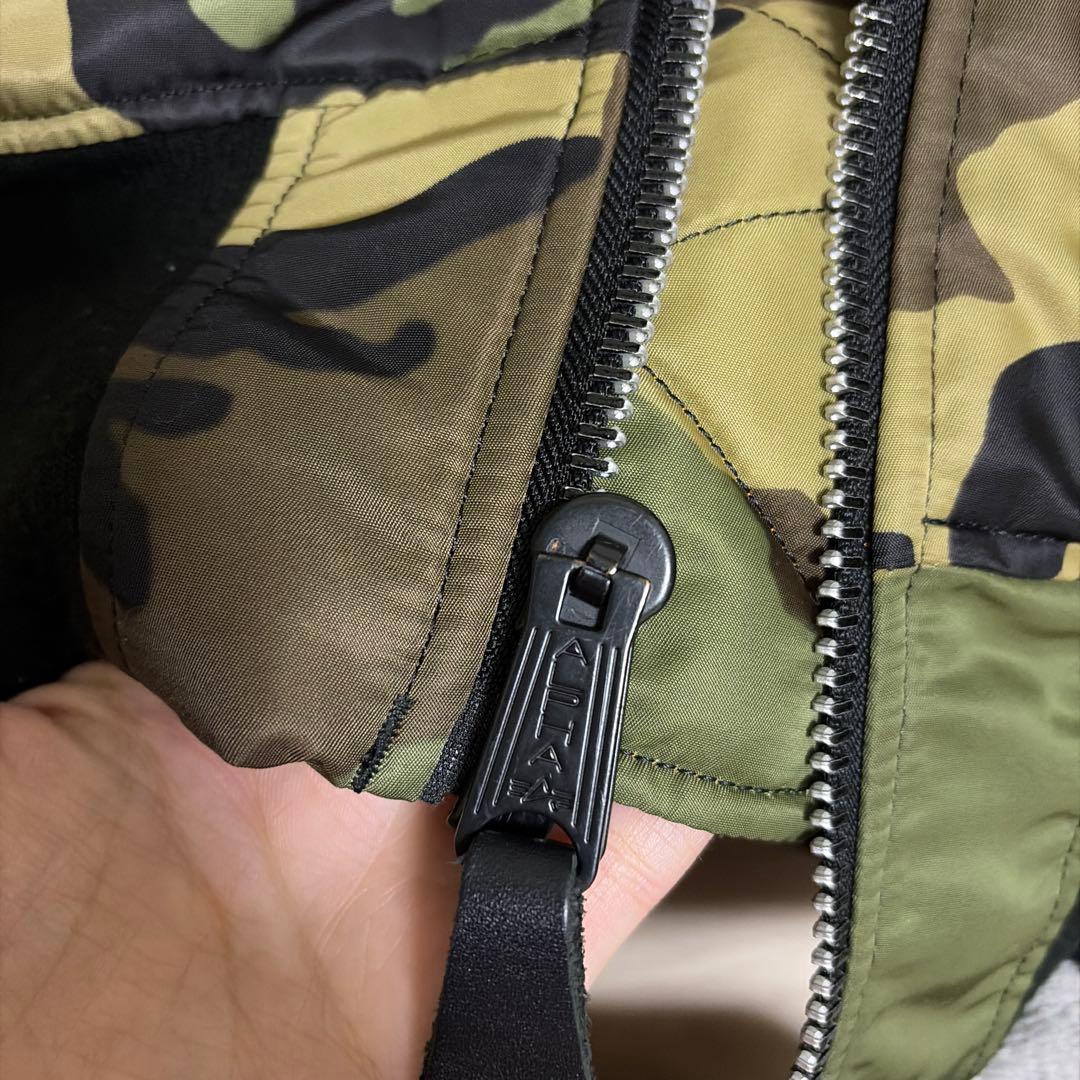 alpha 迷彩 MA-1ジャケット