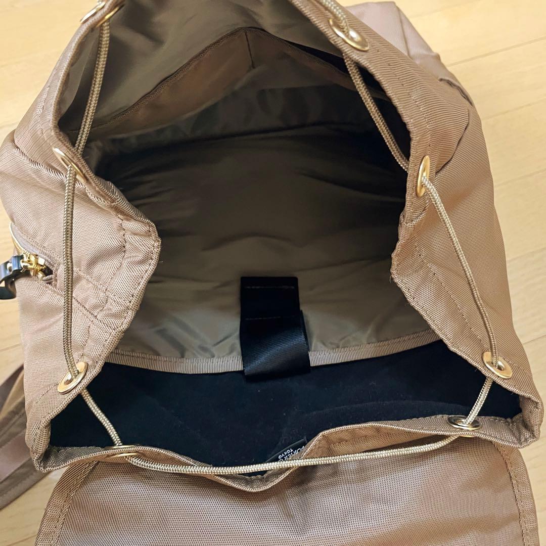 PORTER ポーターガール　シア　リュック　カラー/オーク（ベージュ）