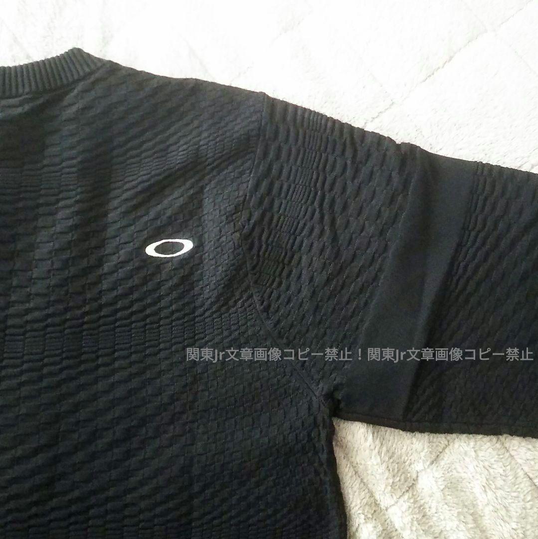 オークリー XXL フロント立体ロゴ 保温セーター ストレッチ ゴルフ