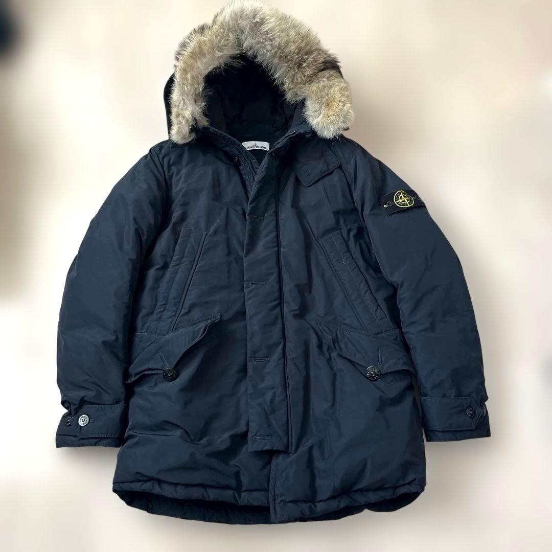 ジャケット・アウター Stone  down jacket navy size L