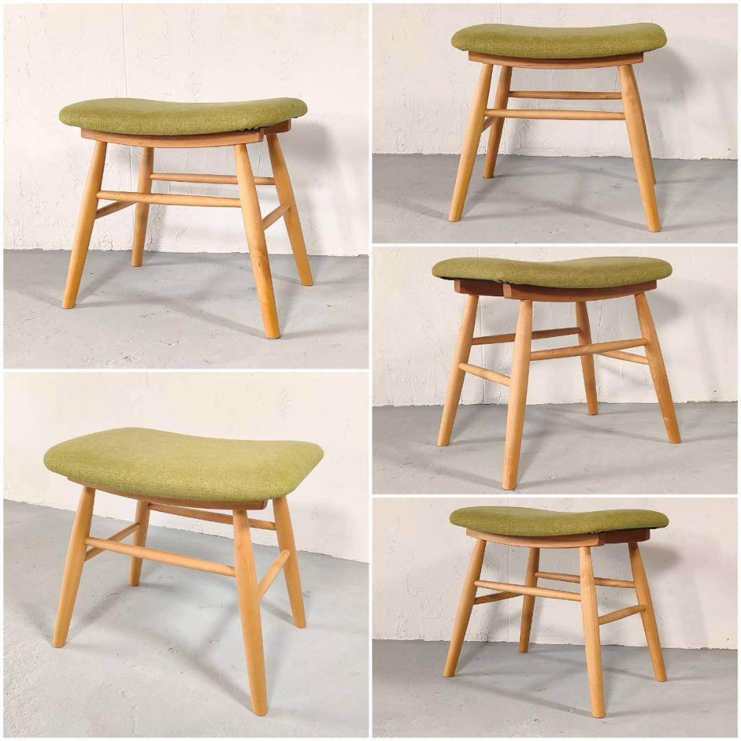 美品 モモナチュラル スツールのみ 無垢 アルダー材 - メルカリ