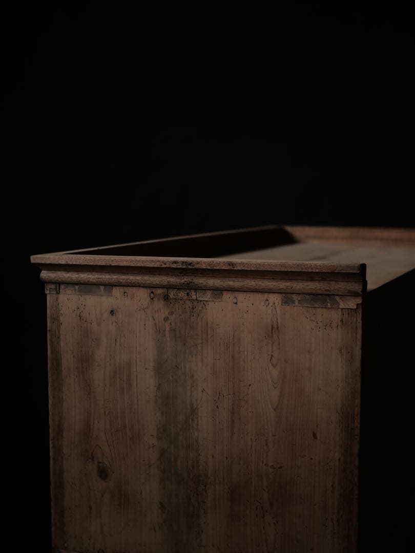 戸棚　食器棚　収納　本棚　ガラス　扉　古家具　古道具　アンティーク