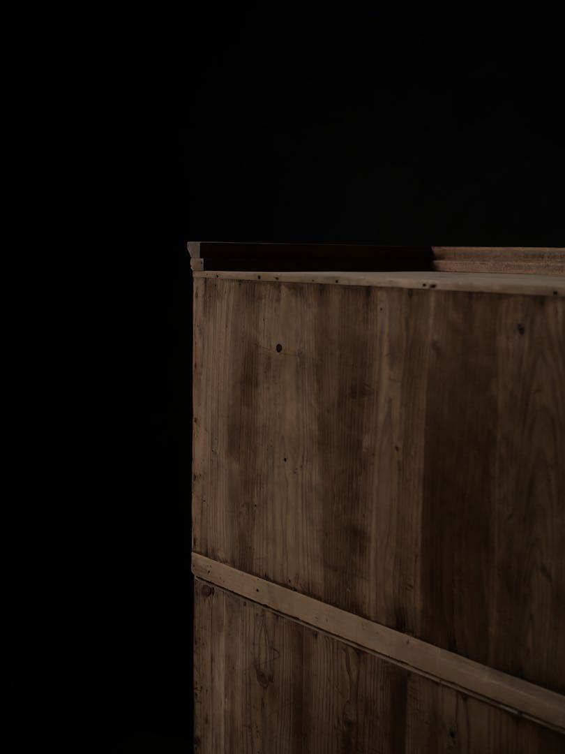 戸棚　食器棚　収納　本棚　ガラス　扉　古家具　古道具　アンティーク