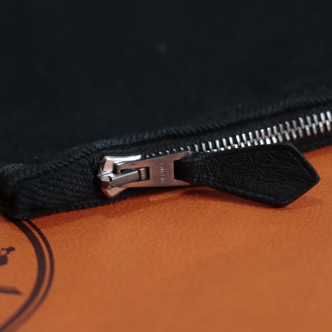 超希少！エルメス　ヴァルパライソ　ロングPM　ハンドバッグ　ブラック　ポーチ付き