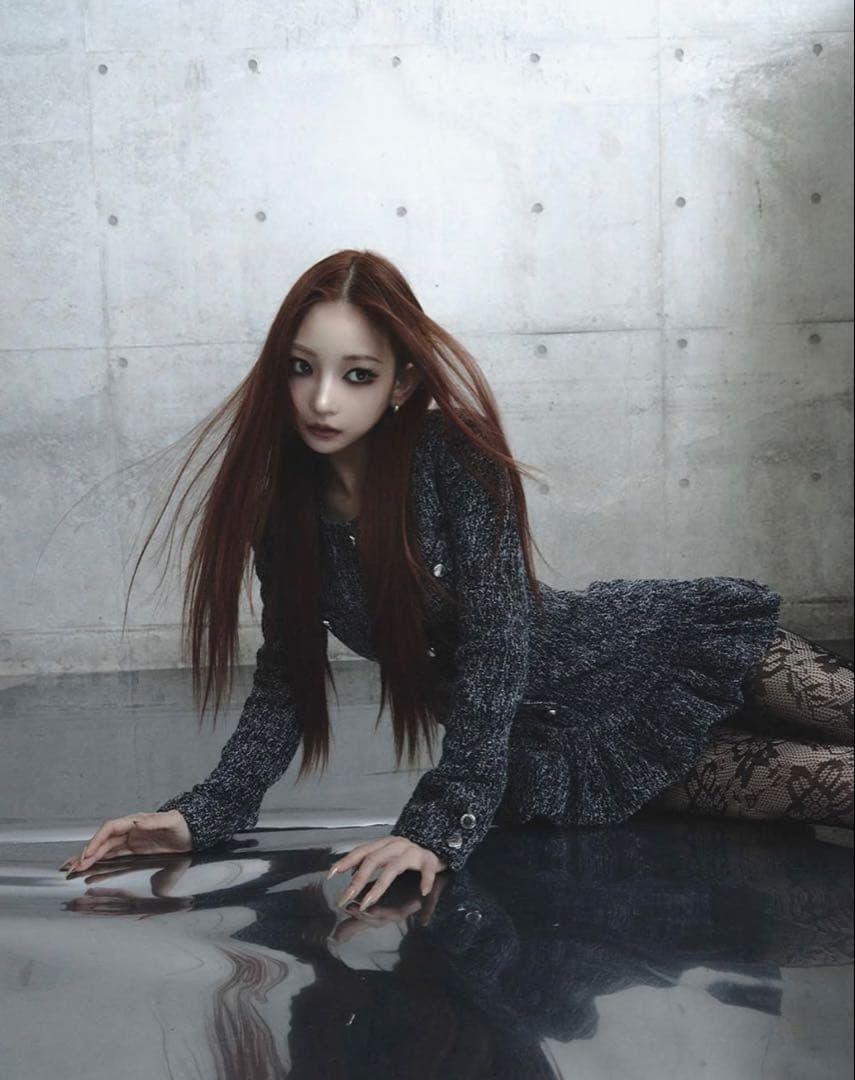 ワンピース theredthread S tweed balloon dress mini