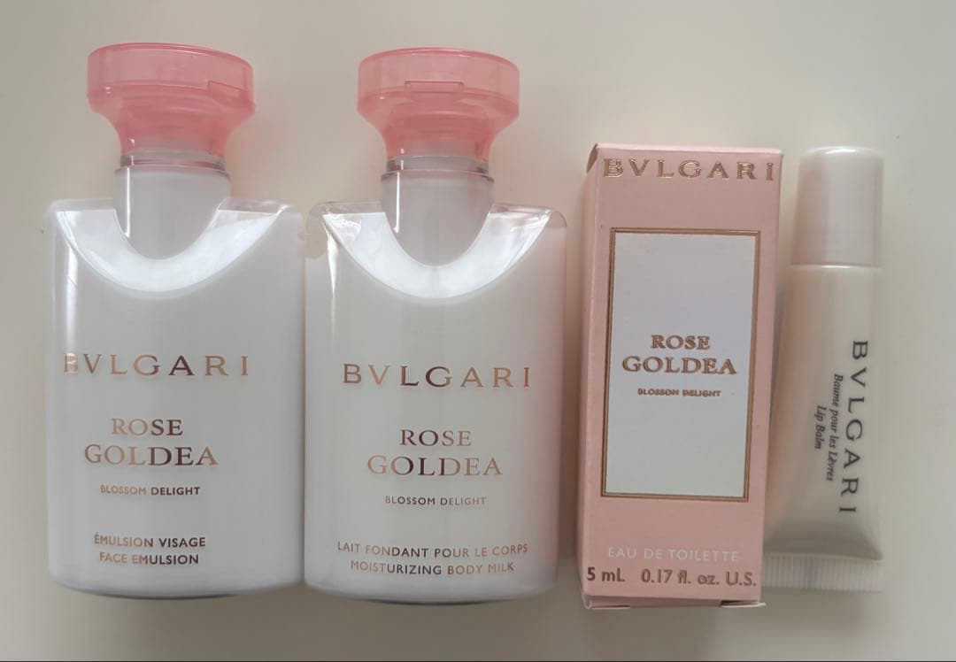 BVLGARI ROSE GOLDEA セット2種 - メルカリ