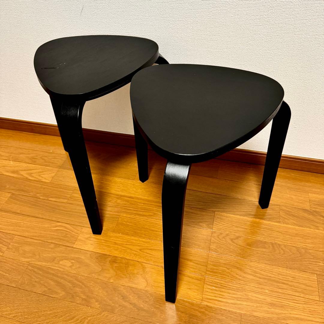 送料込み】IKEA KYRRE シルレ スツール チェア 椅子 2脚セット - メルカリ