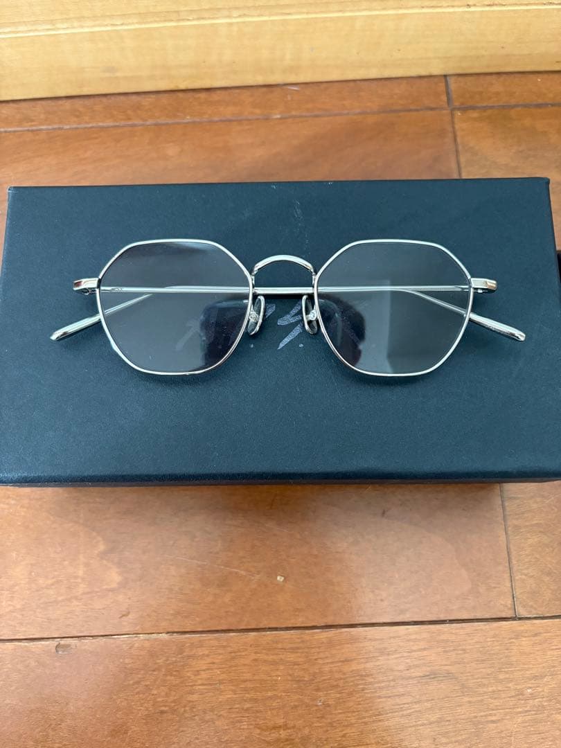 A.D.S.R. BAZ サングラス シルバーフレーム ケース・外箱・クロス付き