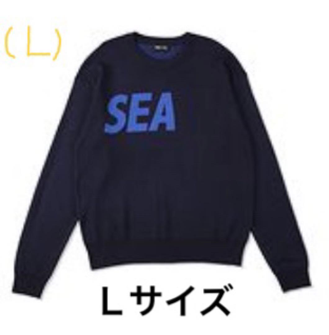 WIND AND SEA SEA SILK_BLEND KNIT / NAVY - メルカリ