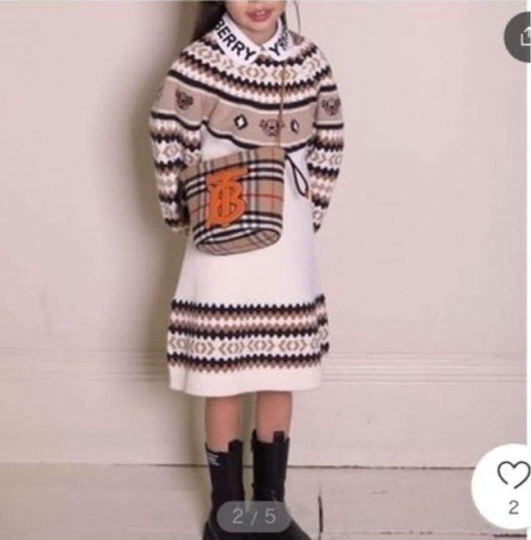 coconut 　BURBERRY ニット　カシミヤ混トーマス ベア 6Y