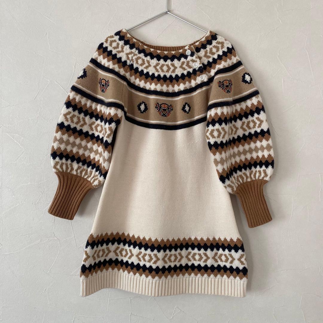 coconut 　BURBERRY ニット　カシミヤ混トーマス ベア 6Y