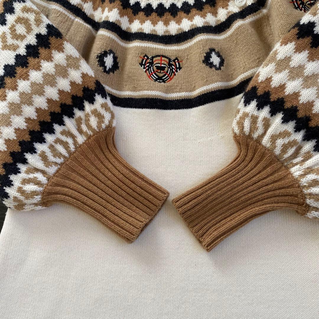 coconut 　BURBERRY ニット　カシミヤ混トーマス ベア 6Y