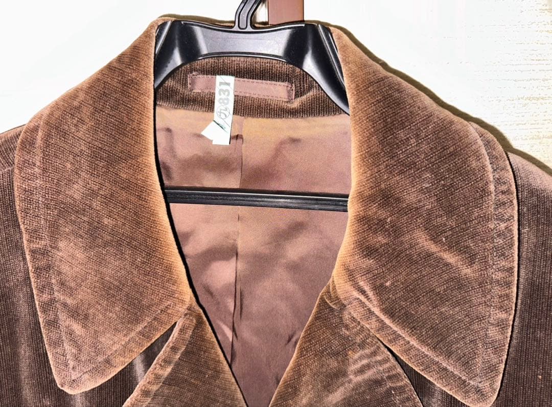 Paul Smith ポールスミス★ダブルチェスターコート ロング コーデュロイ