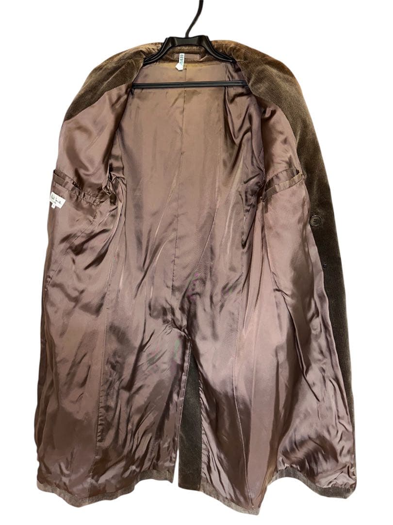 Paul Smith ポールスミス★ダブルチェスターコート ロング コーデュロイ