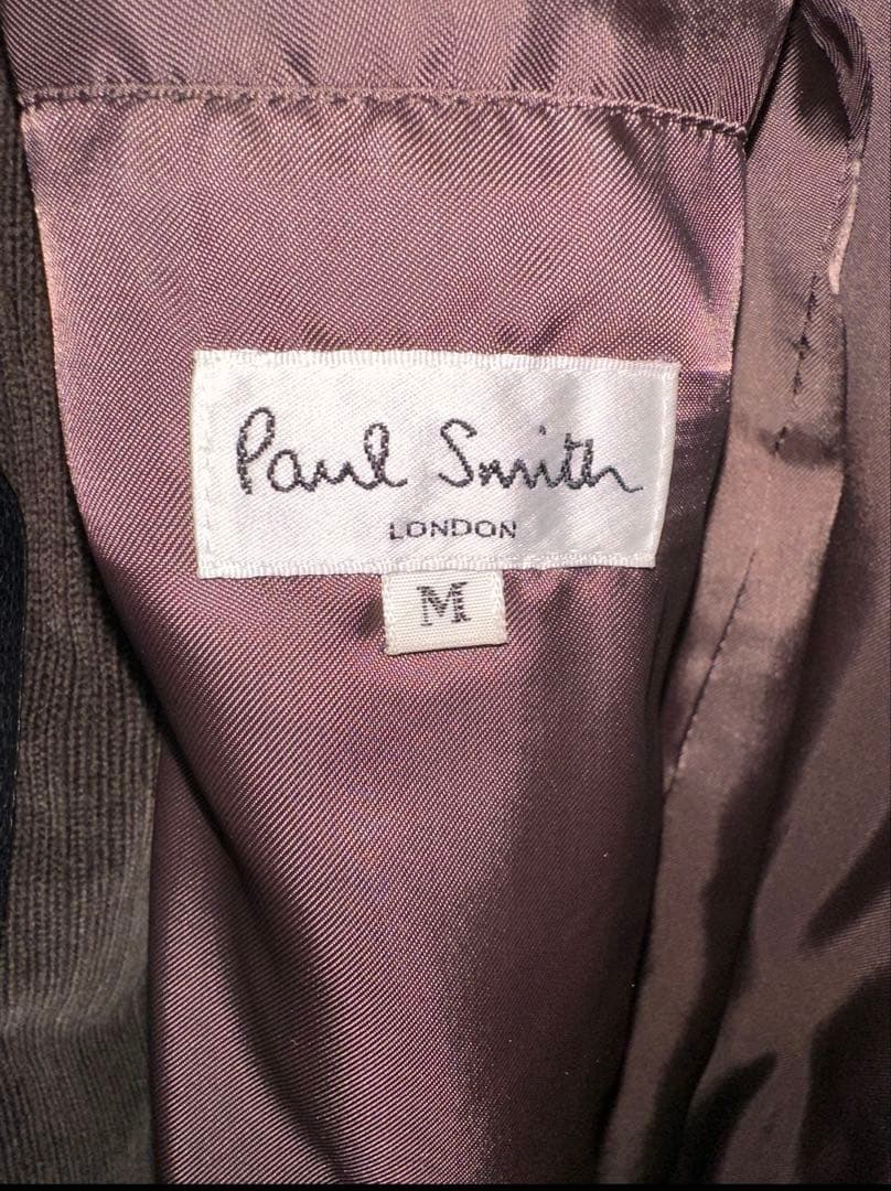Paul Smith ポールスミス★ダブルチェスターコート ロング コーデュロイ