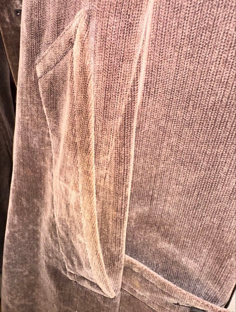 Paul Smith ポールスミス★ダブルチェスターコート ロング コーデュロイ