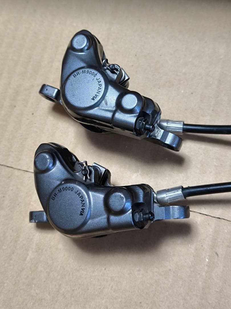 SHIMANO XTR M9000 カーボン 油圧ディスクブレーキセット 前後