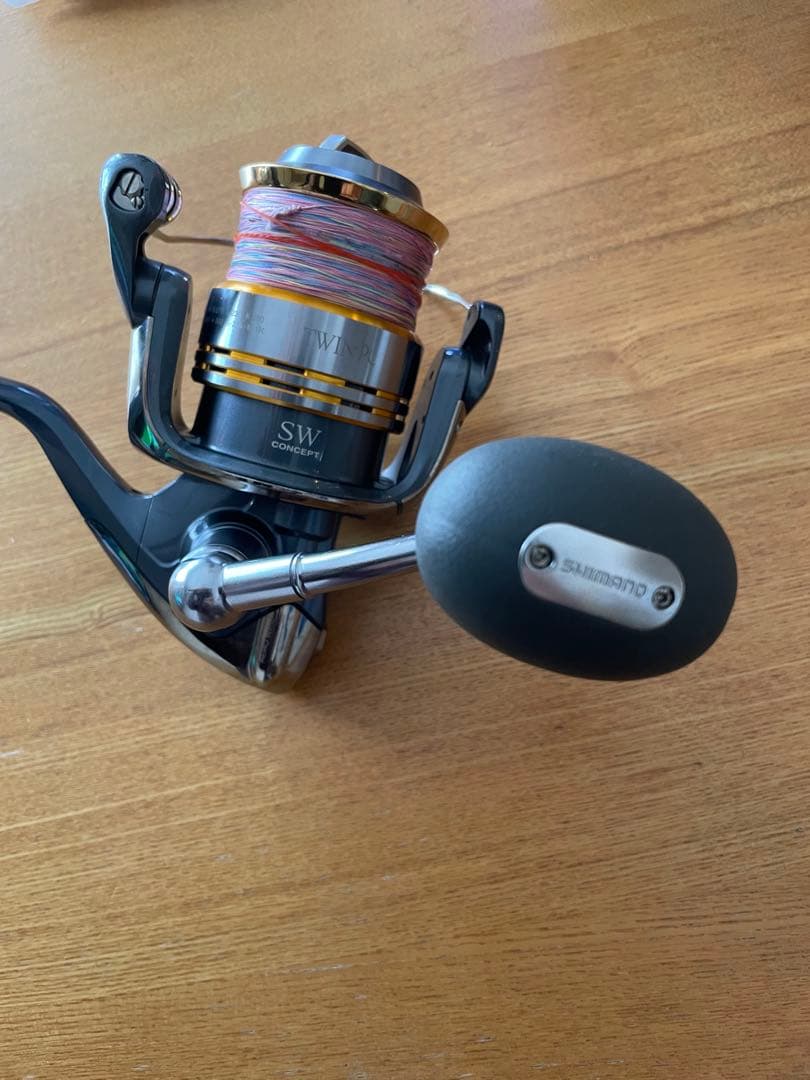 SHIMANO】ツインパワーSW8000HG ローター傷あり 箱付 シマノSHIMANO