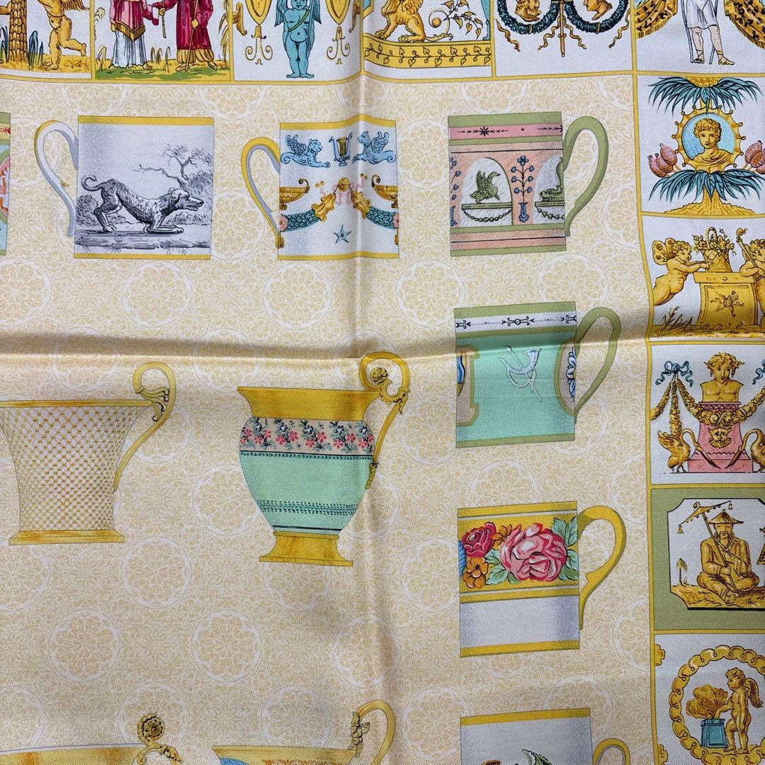 Holo様専用】GUCCI グッチ スカーフ イエロー カップ柄 エンジェル