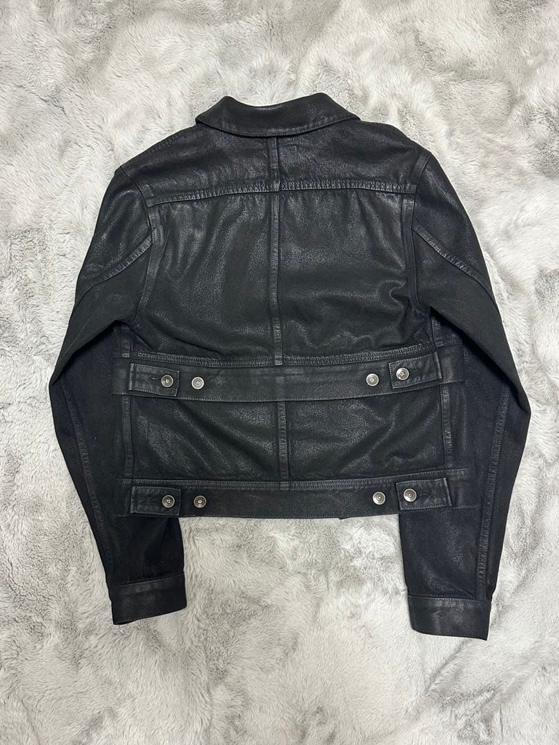 ジャケット・アウター no mass prod 008GLM WAXED DENIM JACKET S