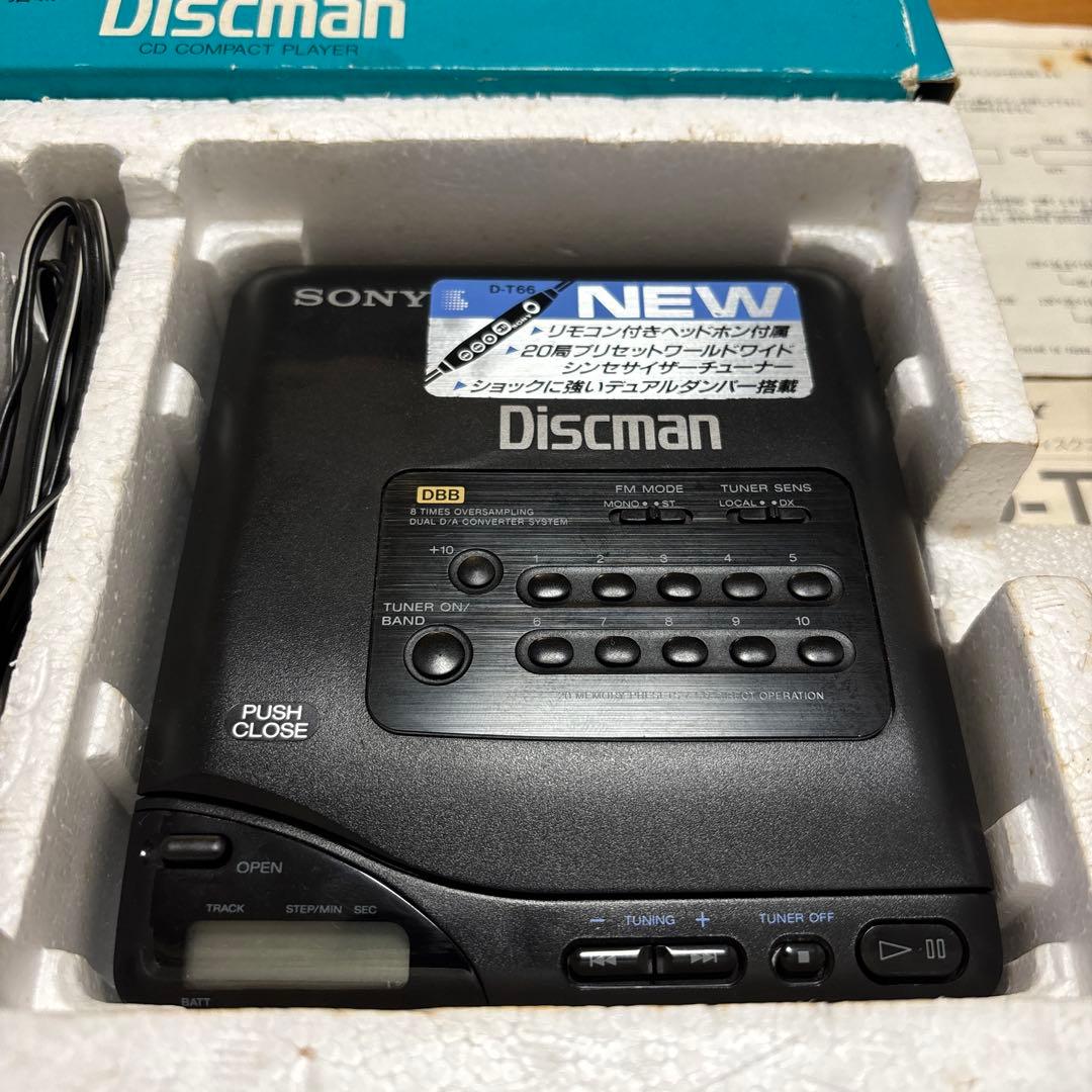 d*7様 SONY D-T66 Discman ポータブルCDプレーヤー ジャン
