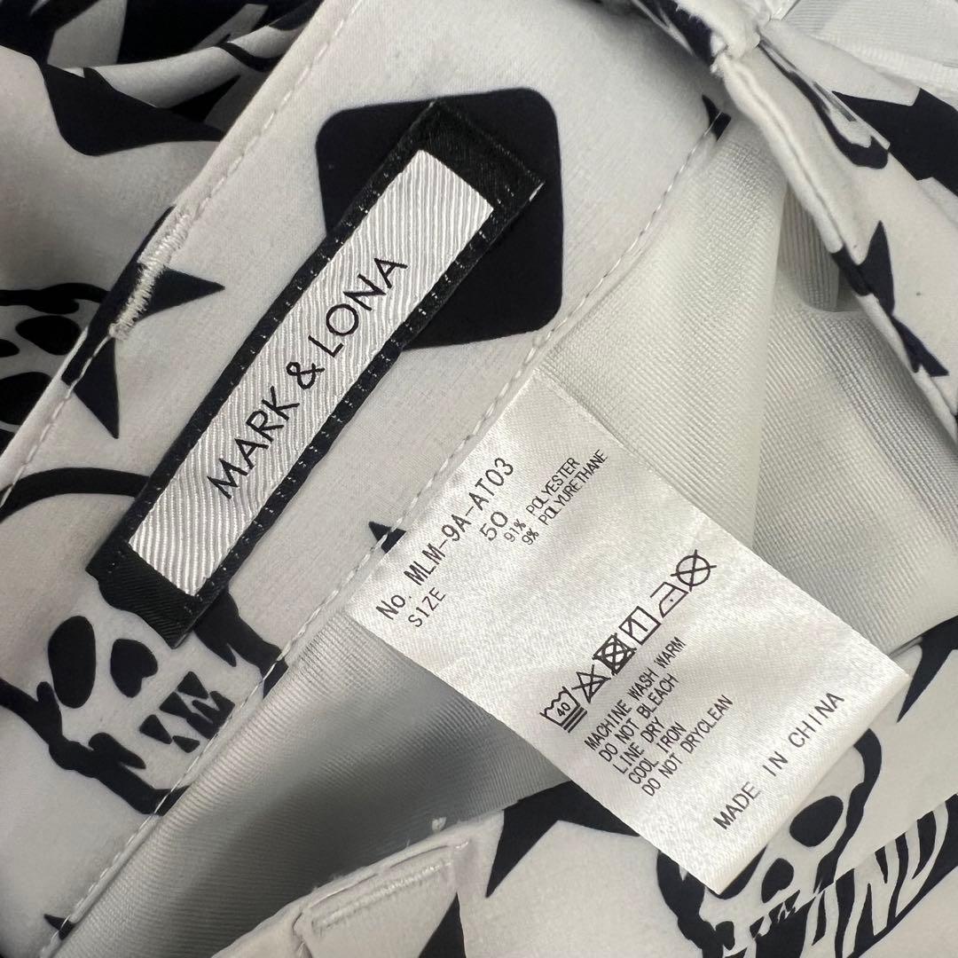 MARK&LONA マークアンドロナ ショートパンツ ズボン メンズ 総柄 ロゴ