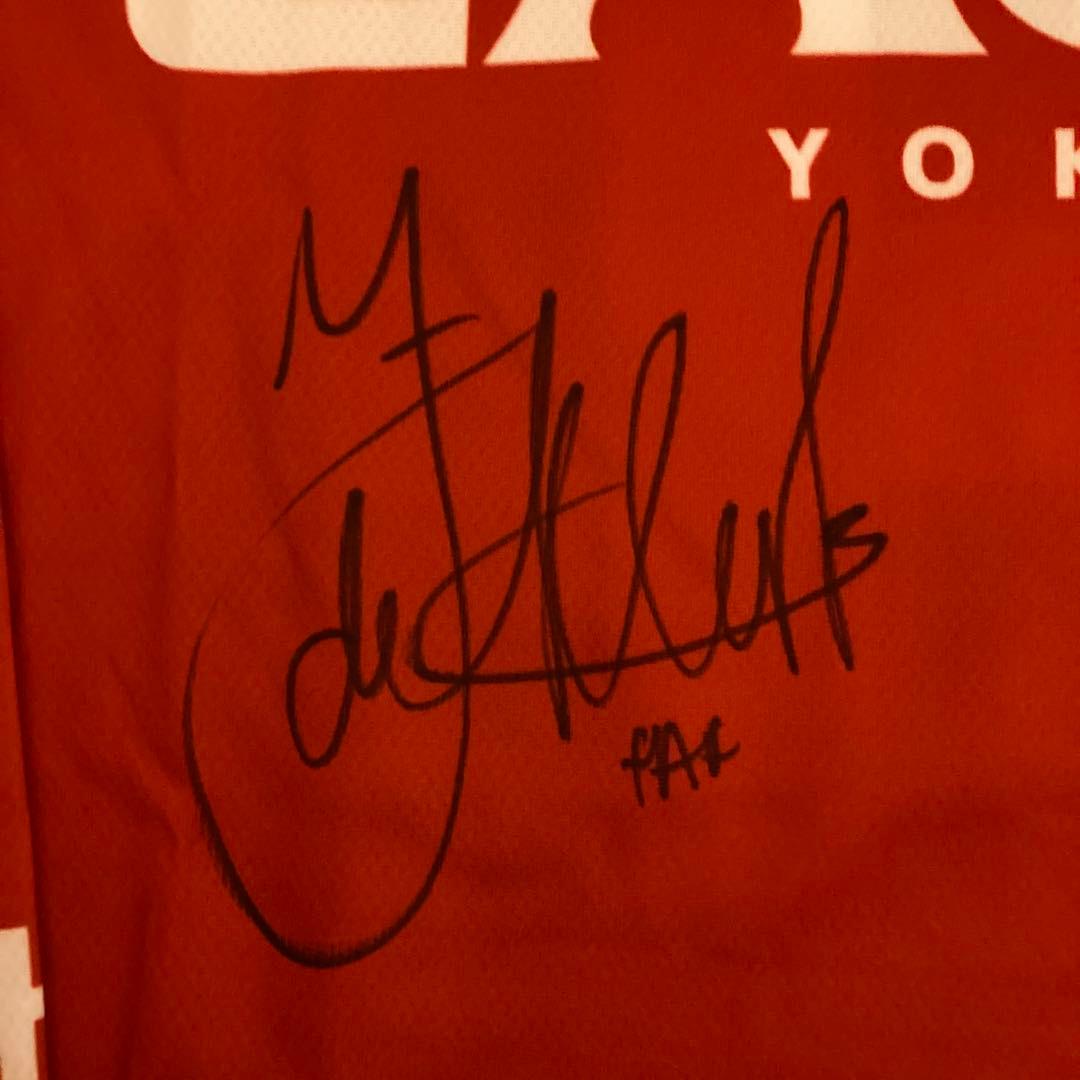 デクラーク選手 直筆サイン入り キヤノン ラグビー オーバーサイズロン