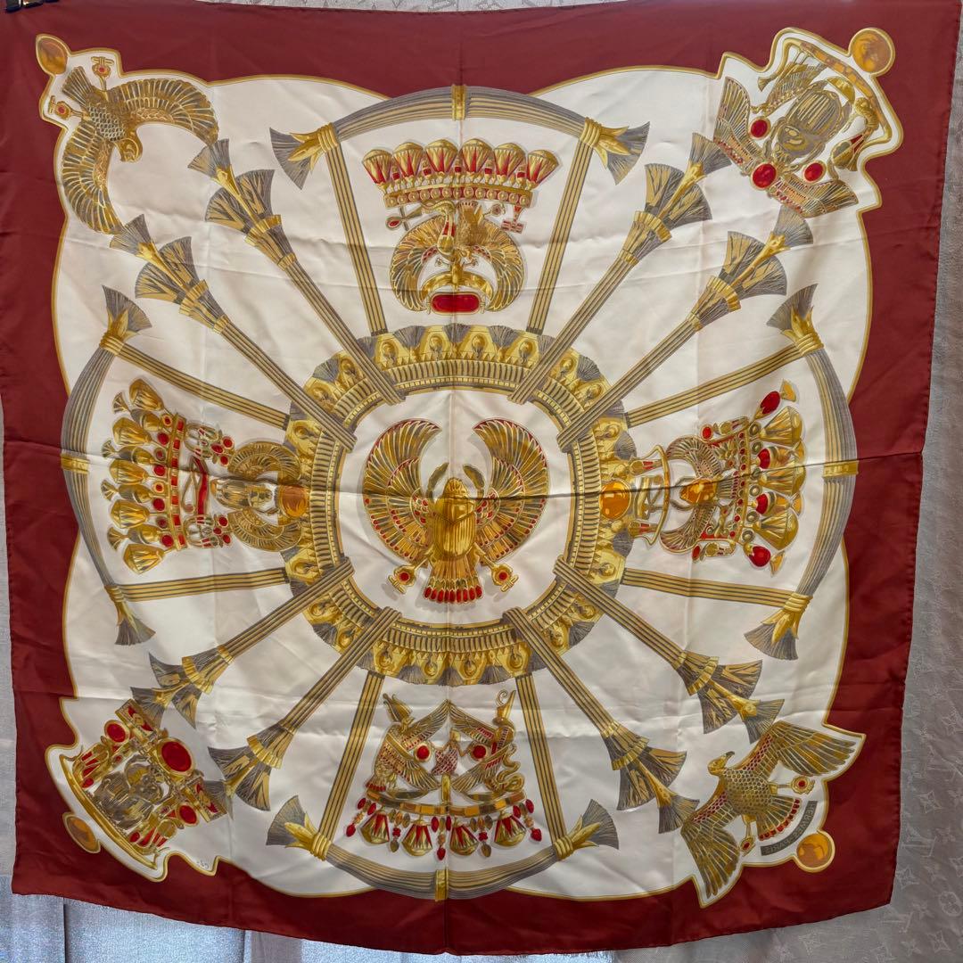 Hermès エルメス シルク スカーフ カレ90 caty