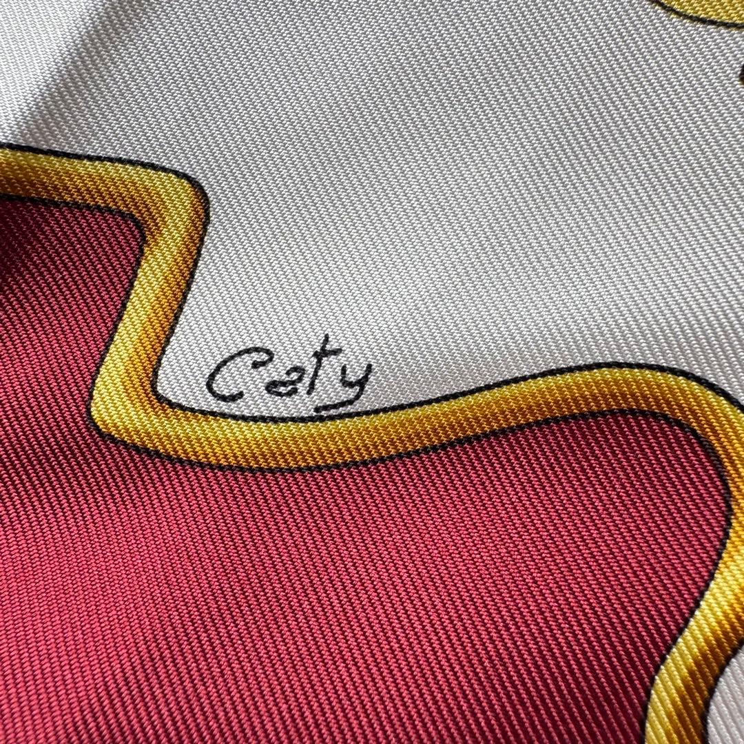 Hermès エルメス シルク スカーフ カレ90 caty