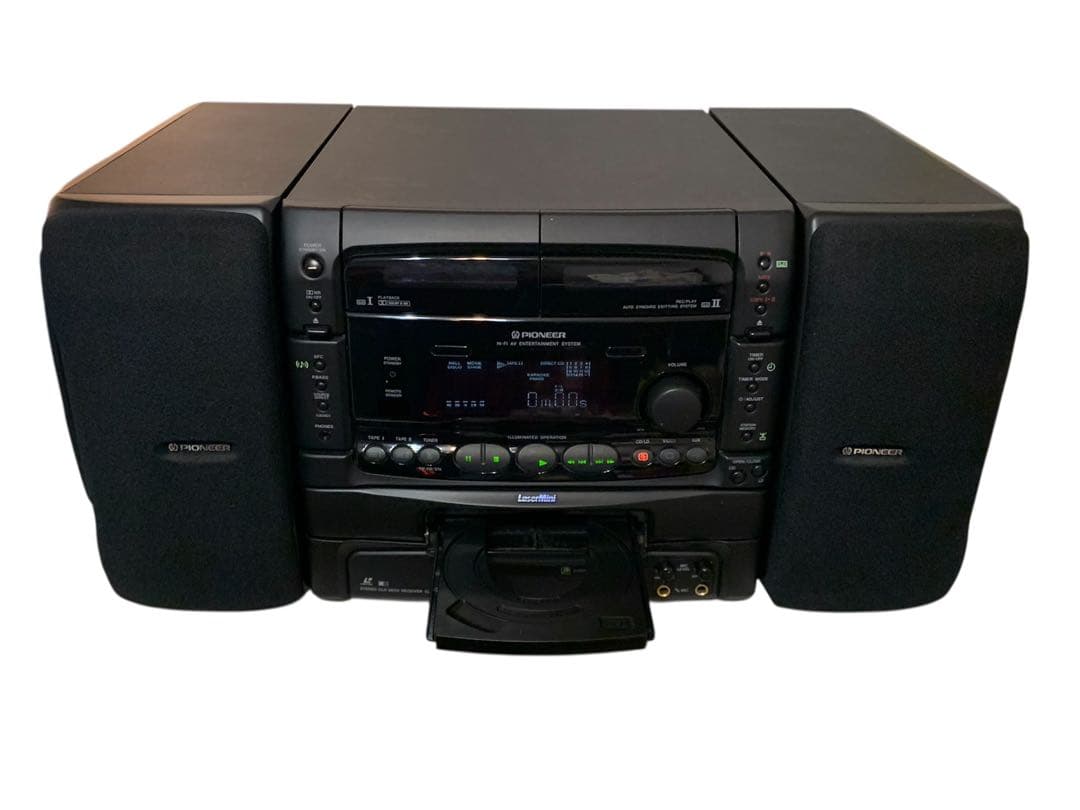 PIONEER private X-AV3 LD ミニコンポ　ジャンク　スピーカ