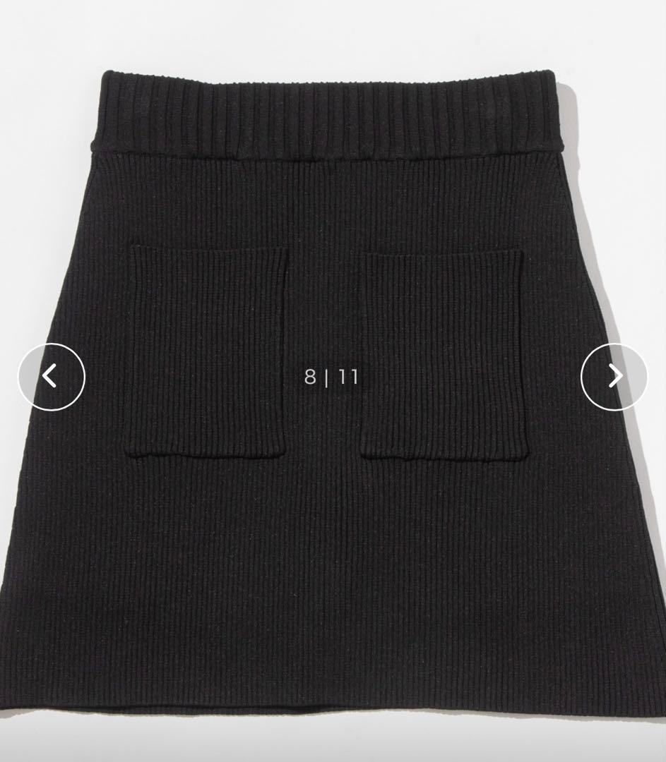 クローイ様専用ページ 未使用 WCJ インナー付きリブニットスカート