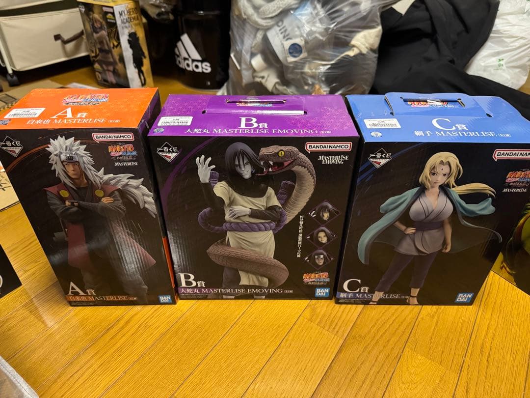 一番くじ NARUTO ナルト 疾風伝 伝説の三忍 A賞 B賞 C賞 コンプ