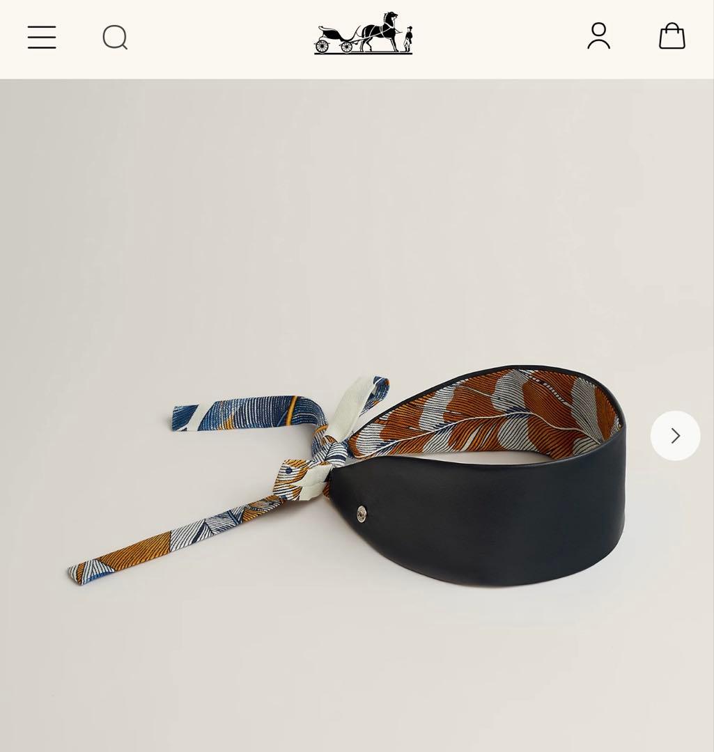 エルメス　ヘアバンド　カチューシャ