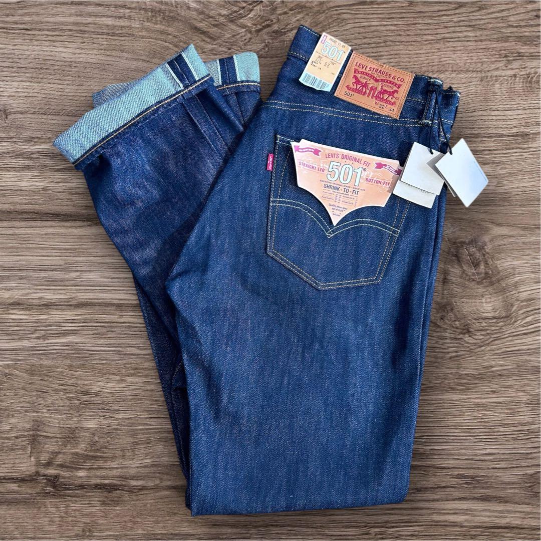 新品 リーバイス 501 リジッド 赤耳 W32 L34 濃紺 a - メルカリ