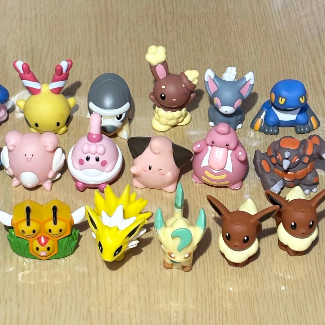 ポケモン】 指人形 モンコレ 110体 まとめ売り 初期 クリア フィギュア