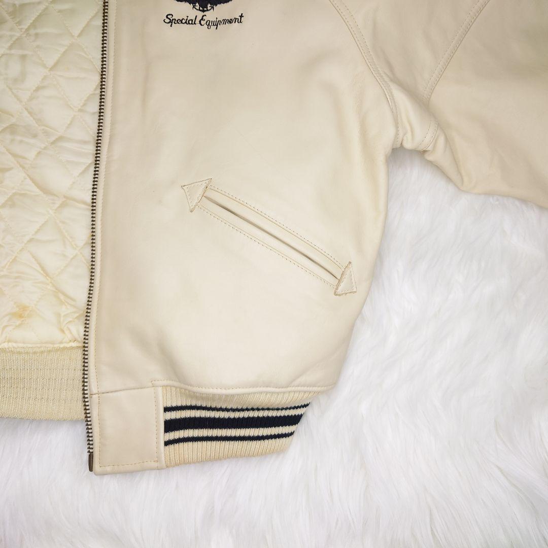 【希少】AVIREX 革製スタジャン