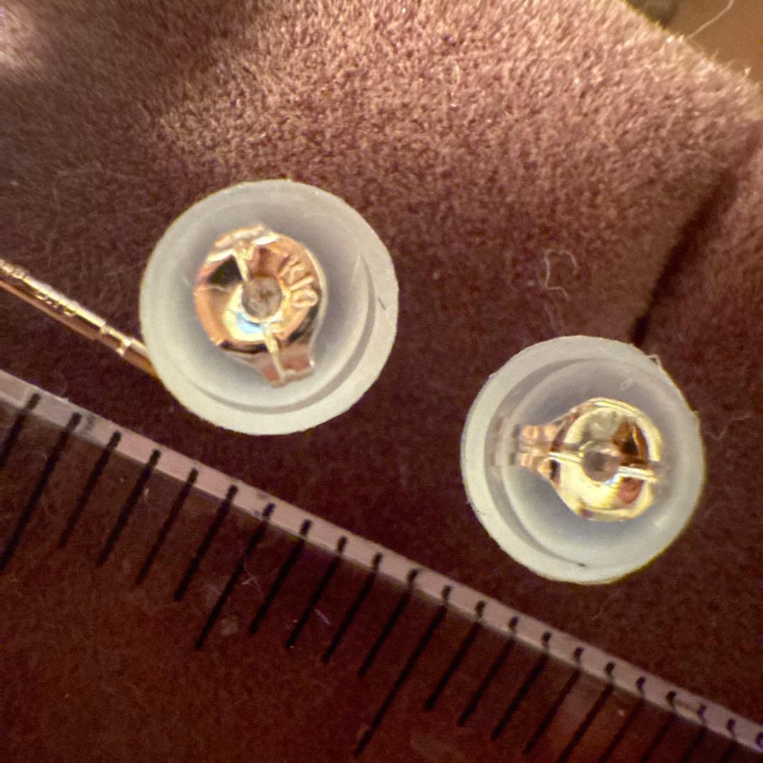 cui-cui K10 ダイヤモンド　ピアス　0.02ct