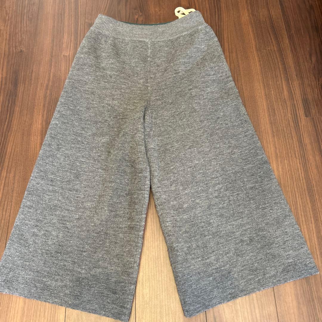 FUGAFUGA ウール 圧縮ニット ガウチョ パンツ ワイドパンツ - メルカリ