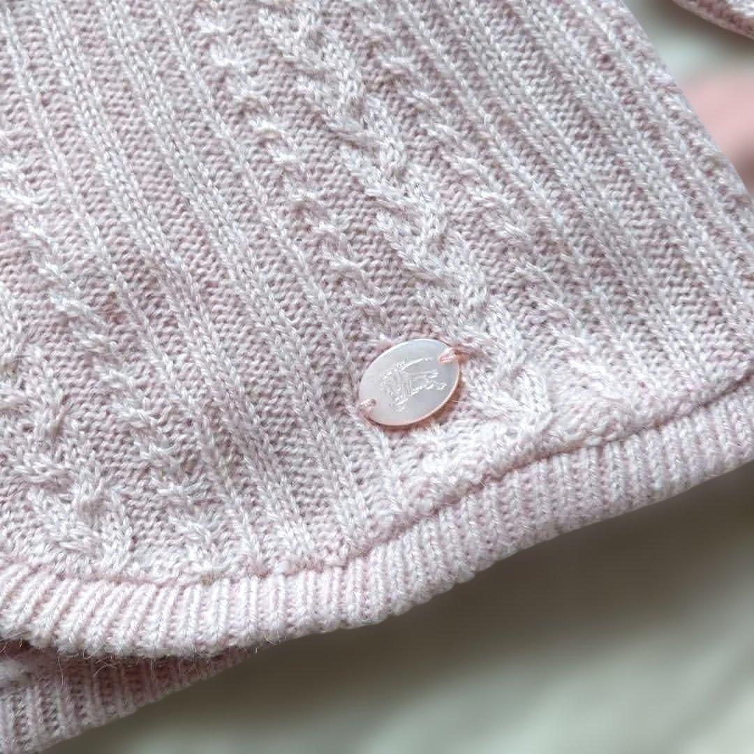 バーバリーブルーレーベル❤️定価6 チェック柄ジャンスカとカーデ 2点