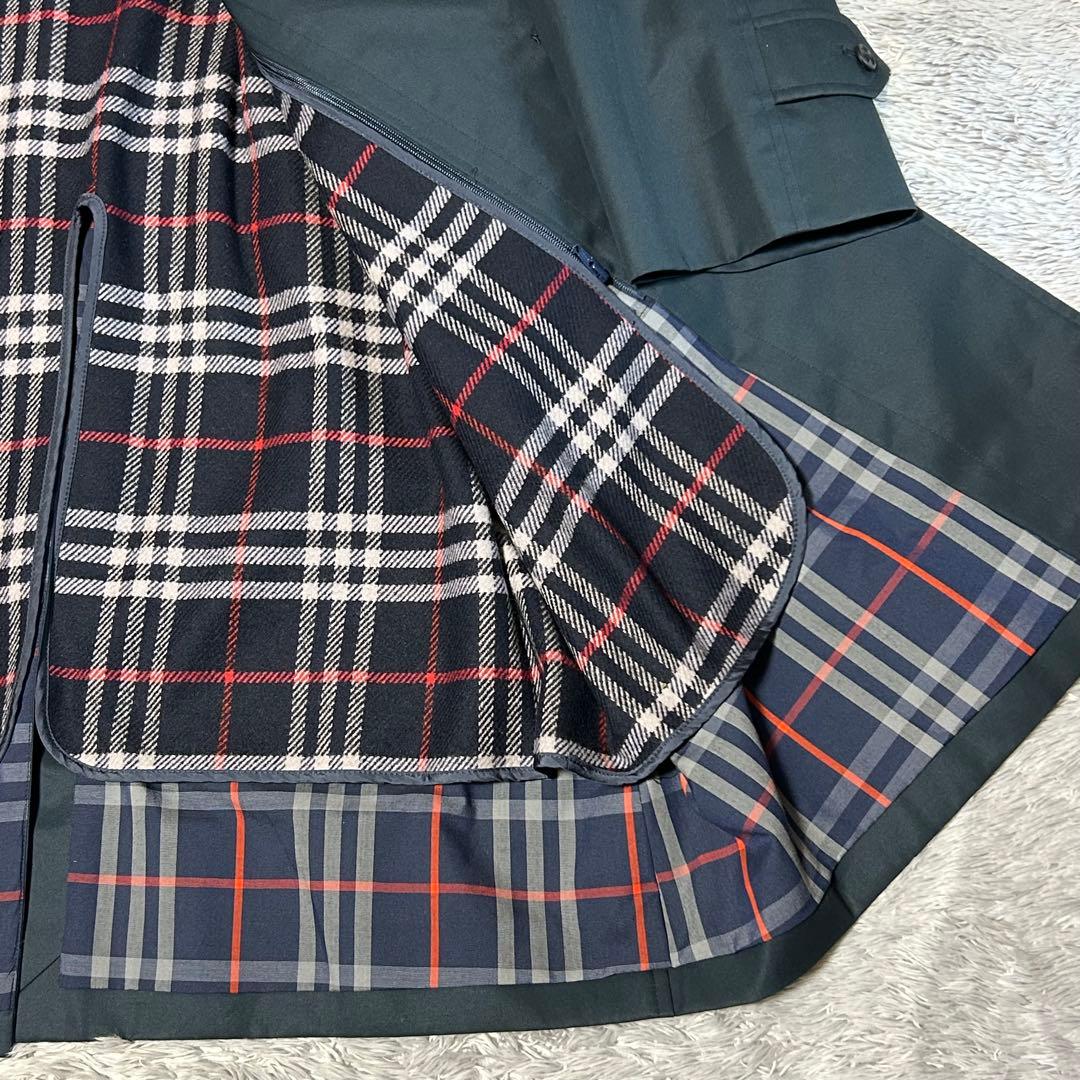 BURBERRY バーバリー　ステンカラーコート　ライナー付き　ノバチェック　M