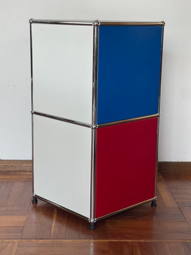 USM ハラー 1列 2段 オープン シェルフ マルチカラー