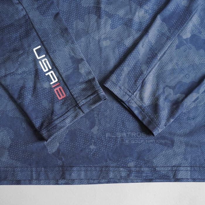 美品】 RLX ライダーカップ2018 迷彩柄 ハーフジップ プルオーバー M