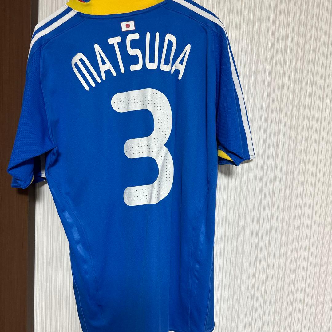 激レア 日本製 オーセンティック】マリノス 松田直樹 アウェイユニ