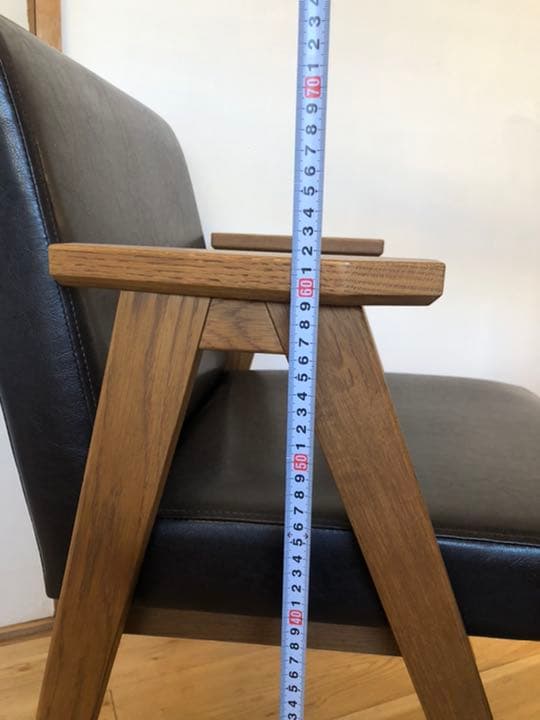 unico/ウニコ DALE(デール) アームチェア ダークブラウン - メルカリ