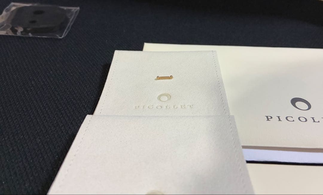 【PICOLLET K18 16G ピアス】