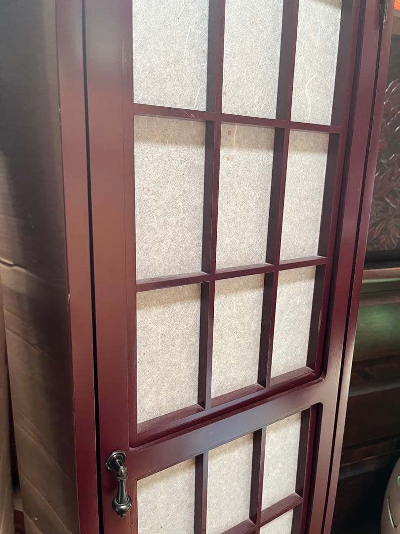 大勝＊三味線ケース 三味線箪笥 アンティーク 三味線展示 棚 ラック