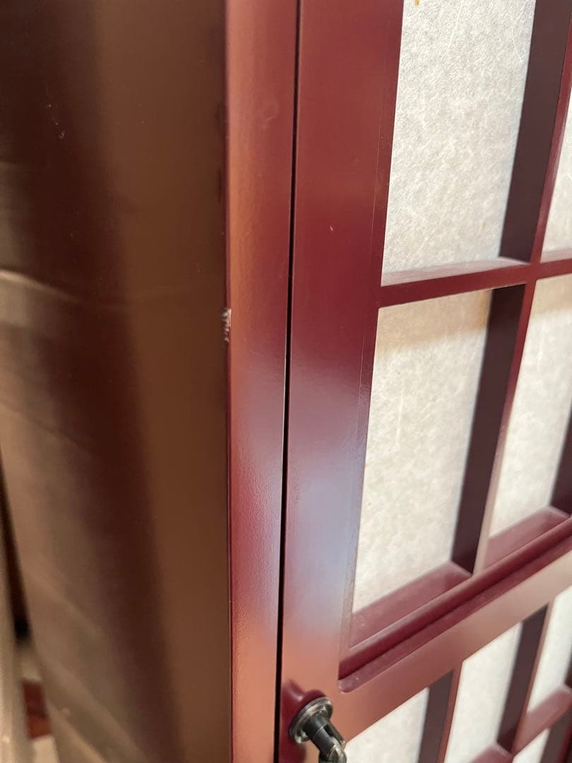 大勝＊三味線ケース 三味線箪笥 アンティーク 三味線展示 棚 ラック